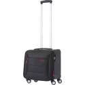 TravelZ Laptop Trolley 14 inch | Sportieve hybride (Hard-Softcase) Handbagage| TSA-slot| Dubbele Wielen
