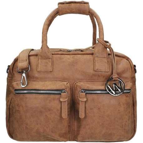 Wimona Alessia 1105 Schoudertas / Laptoptas - 15 inch - Bruin