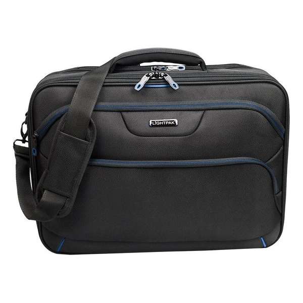 Laptoptas Lightpak Lima zwart polyester. . 46029