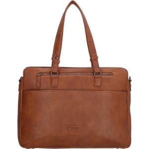 Enrico Benetti Lily Dames Schoudertas Cognac