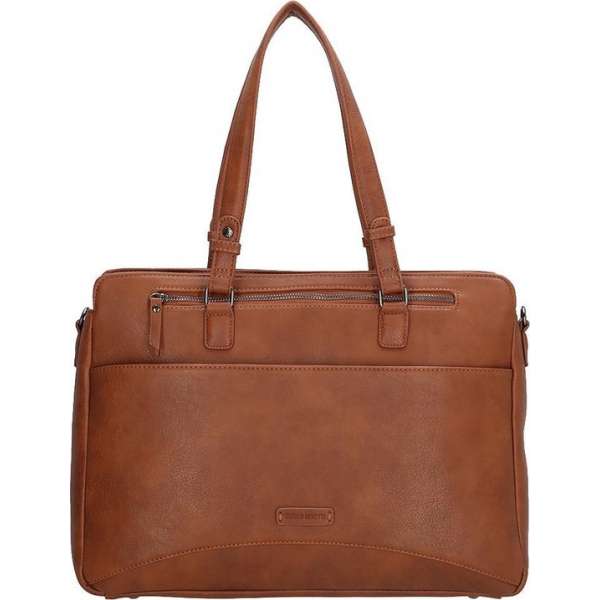 Enrico Benetti Lily Dames Schoudertas Cognac