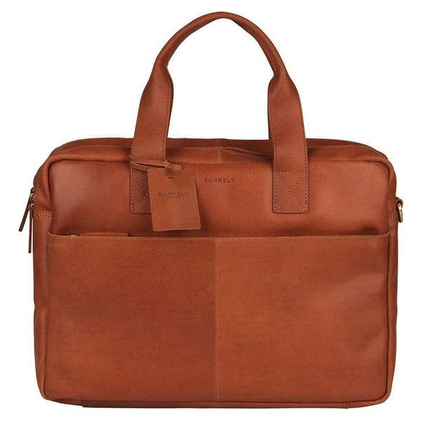 BURKELY Vintage Jesse Aktetas/ Laptoptas - 14 inch - Cognac BURKELY Vintage Jesse Aktetas/ Laptoptas - 14 inch - Cognac