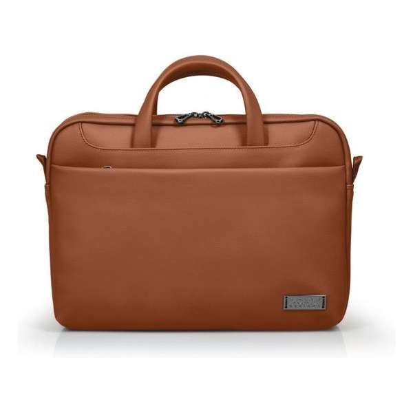 Port Designs Zurich Toploading notebooktas 35,6 cm (14'') Aktetas Bruin