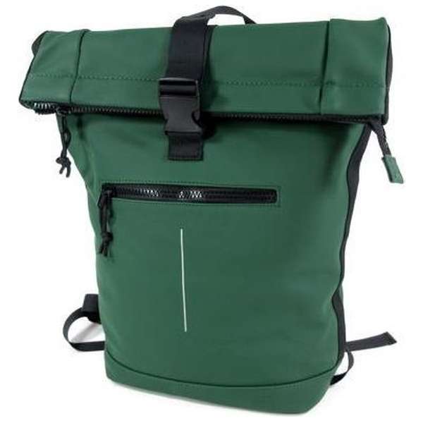New Rebels Mart Waterproof Rolltop Laptop Rugzak - 15,6 inch - Groen New Rebels Mart Waterproof Rolltop Laptop Rugzak - 15,6 inch - Groen