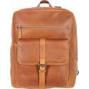 Sparwell Komfort Kyle Leren Rugtas / Laptoprugzak - 14 inch - Cognac