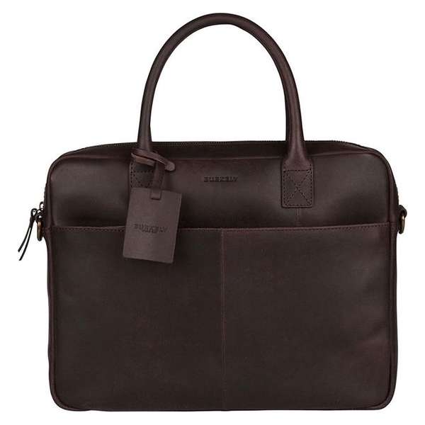 BURKELY Vintage Jack Aktetas - 13,3 inch Laptoptas - Bruin
