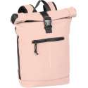 New Rebels Waterproof Rolltop Rugzak met Laptopvak 15'' Mart Roze