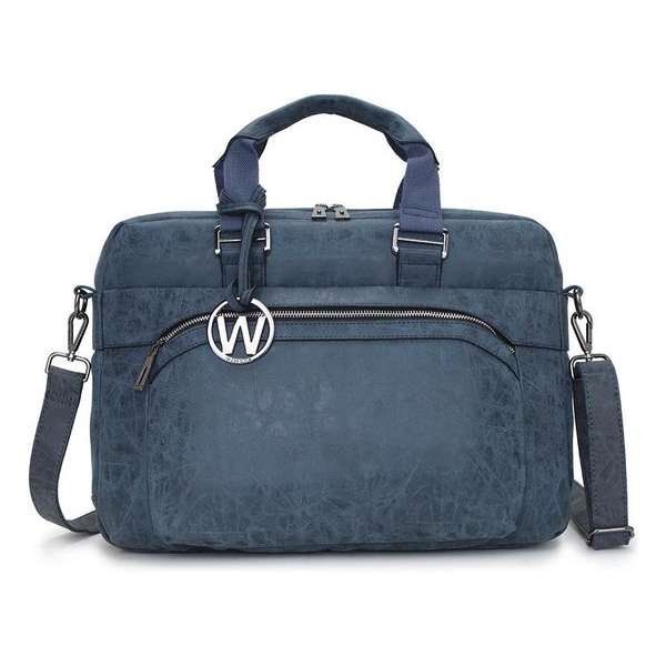 Wimona Eliana 2050 Dames Businesstas / Laptoptas - 15,4 inch - Blauw Wimona Eliana 2050 Dames Businesstas / Laptoptas - 15,4 inch - Blauw