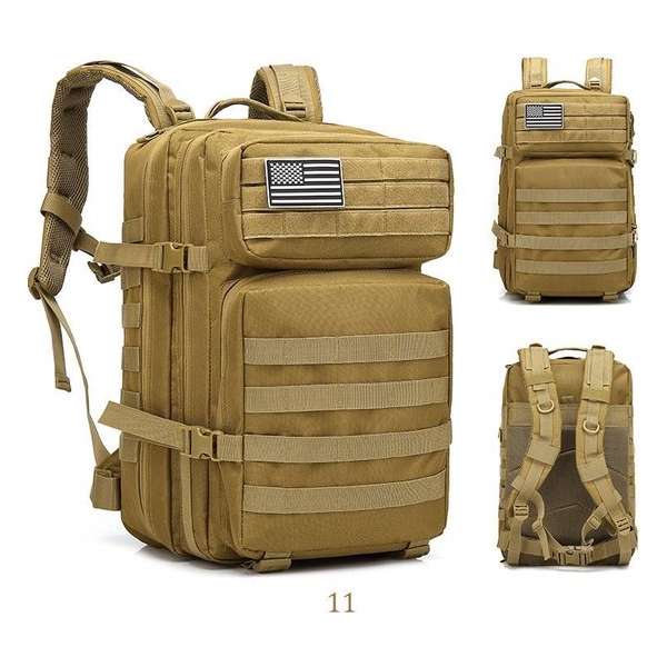 Northwest Tactical Backpack 45l rugzak - sport - school - werk | KAKI Northwest Tactical Backpack 45l rugzak - sport - school - werk | KAKI