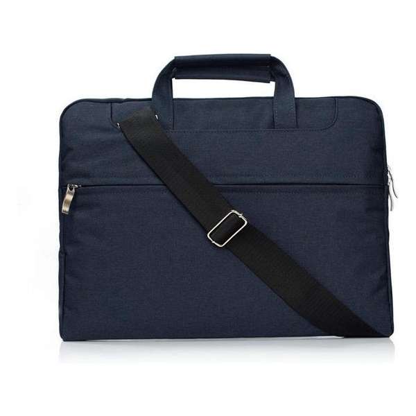 Universele Laptop hoes tas met Schouderband voor o.a. Laptop / Note book 13.3. inch - Blauw Universele Laptop hoes tas met Schouderband voor o.a. Laptop / Note book 13.3. inch - Blauw