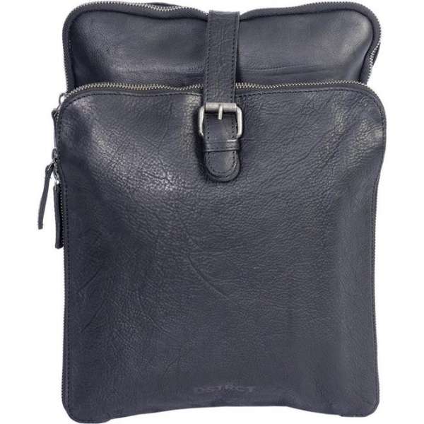 DSTRCT Raider Road Leren Rugtas - Zwart DSTRCT Raider Road Leren Rugtas - Zwart
