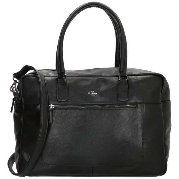 Ruime laptoptas, zwart 15,6 inch (38 cm) - Charm Ruime laptoptas, zwart 15,6 inch (38 cm) - Charm