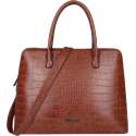 Wimona Luisa 5004 Schoudertas / Laptoptas - 15 inch - Cognac