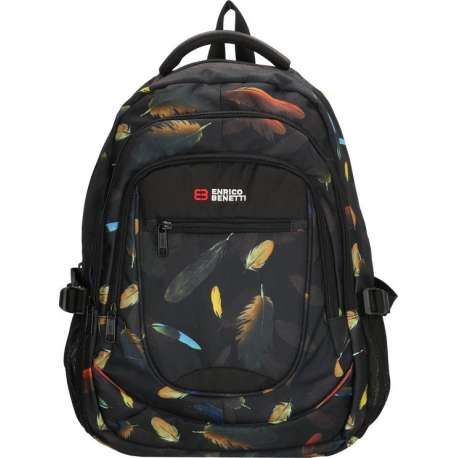 Enrico Benetti Santa Cruz 62038 sportieve 17,3" laptop rugzak - Multi Feather