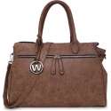 Wimona Fabiana 2021 Schoudertas/ Laptoptas - 15,6 inch - Cognac