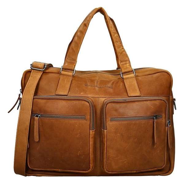 Chesterfield Misha Leren Laptoptas - 17 inch - Cognac Chesterfield Misha Leren Laptoptas - 17 inch - Cognac