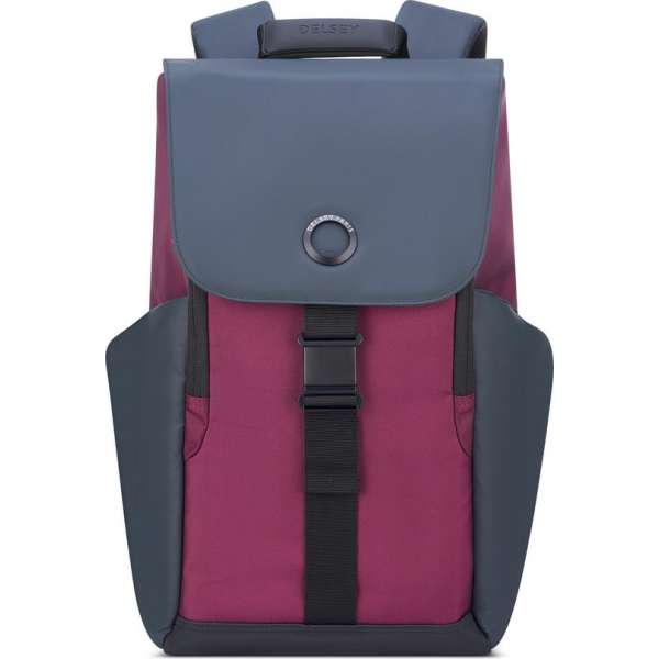 Delsey Securflap Laptop Backpack - Anti Diefstal - 1 Compartment - 15 inch - Bordeaux Delsey Securflap Laptop Backpack - Anti Diefstal - 1 Compartment - 15 inch - Bordeaux