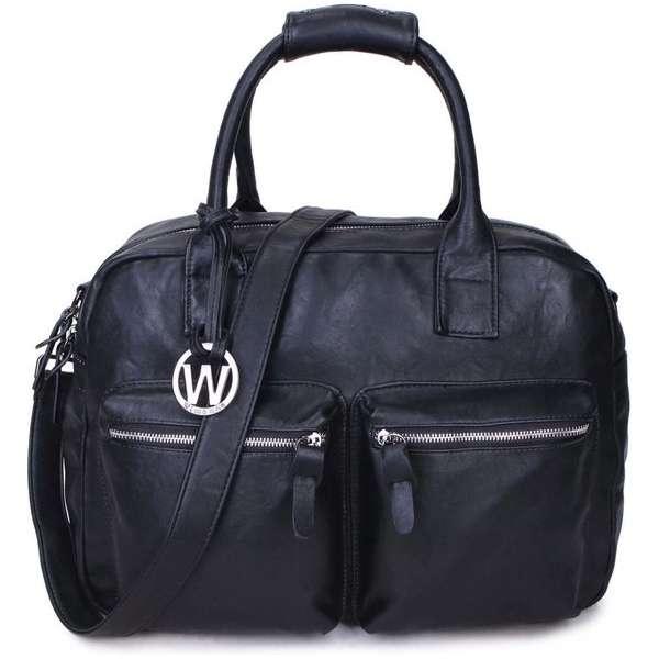 Wimona Alessia Two 1107 Schoudertas / Laptoptas - 15,4 inch - Zwart Wimona Alessia Two 1107 Schoudertas / Laptoptas - 15,4 inch - Zwart