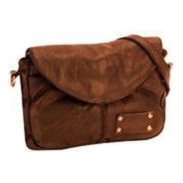 Justified Saira Flapover Cognac II Dames Schoudertas Cognac Justified Saira Flapover Cognac II Dames Schoudertas Cognac