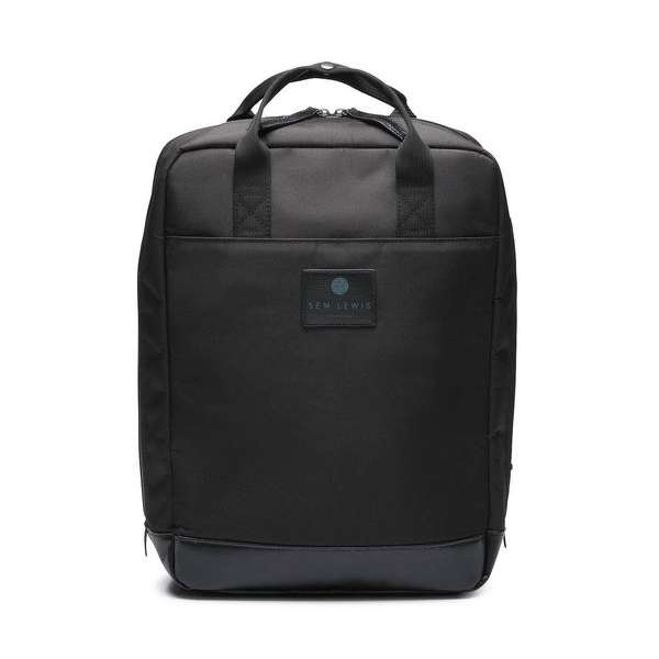 Sem Lewis Northern Hampstead Coal Black Rugzak  - zwart