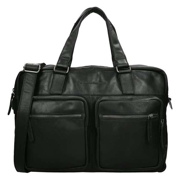 Chesterfield Misha Leren Laptoptas - 17 inch - Zwart Chesterfield Misha Leren Laptoptas - 17 inch - Zwart