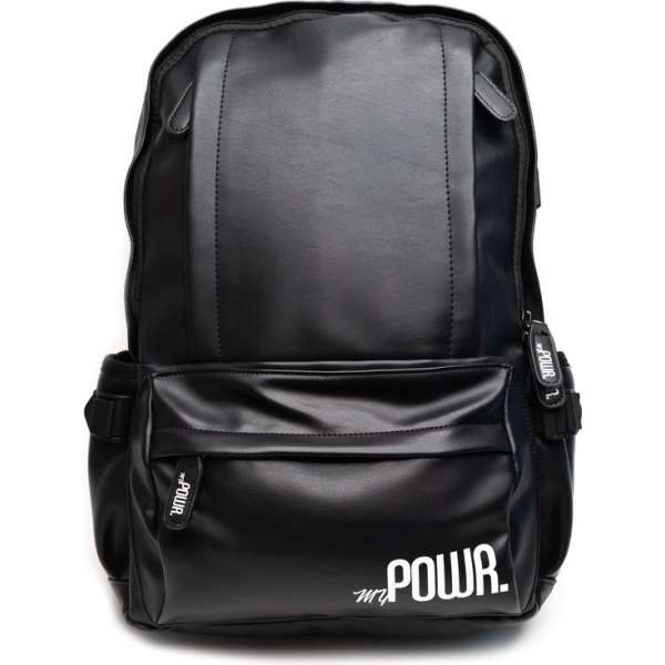 Laptoptas 15,6 inch - Mypowr. - Rugzak Laptopvak - Gymbag - USB - Rugtas - Fitness - PU Leer - Schooltas Laptoptas 15,6 inch - Mypowr. - Rugzak Laptopvak - Gymbag - USB - Rugtas - Fitness - PU Leer - Schooltas