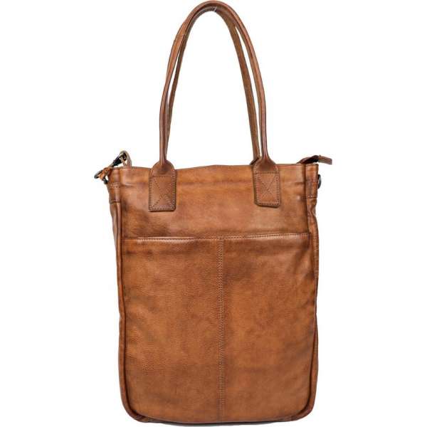 Bear Design Becky Leren Shopper - Cognac Bear Design Becky Leren Shopper - Cognac