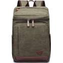 Schooltas Especially - Groen - Rugzak - Reistas - Rugtas voor Dames/Heren - Canvas Kunstleer - Tas 9