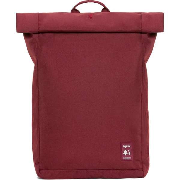 Lefrik Roll Rolltop Laptop Rugzak - Eco Friendly - Recycled Materiaal - 15,6 inch - Bordeaux Rood Lefrik Roll Rolltop Laptop Rugzak - Eco Friendly - Recycled Materiaal - 15,6 inch - Bordeaux Rood