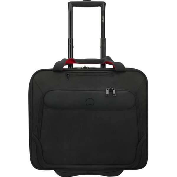 Delsey Parvis Plus Attachékoffer / Laptoptrolley - 17,3" - Zwart Delsey Parvis Plus Attachékoffer / Laptoptrolley - 17,3" - Zwart