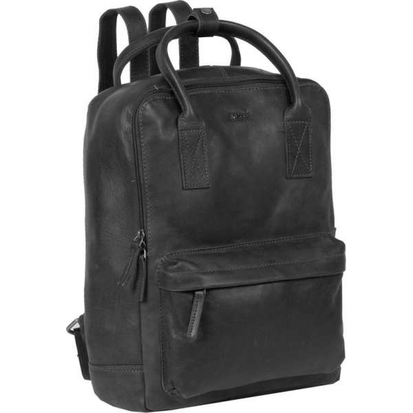 Justified Bags Nynke Shopper Backpack Black XIX Justified Bags Nynke Shopper Backpack Black XIX