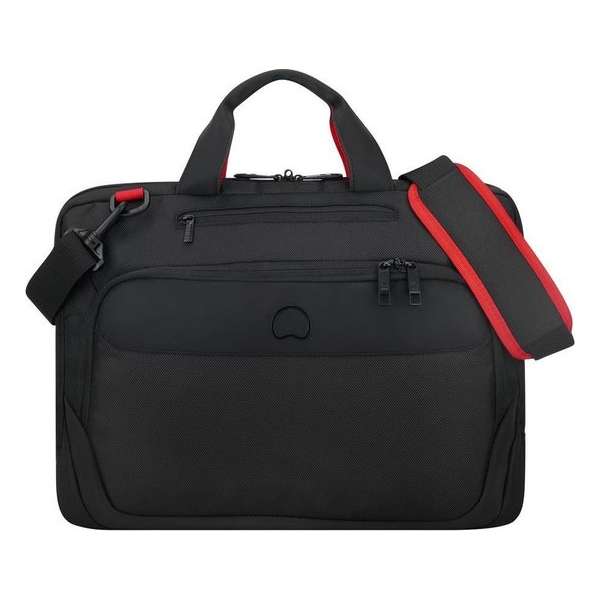 Delsey Parvis Plus Laptoptas - 1 Compartment - 15,6 inch - Zwart Delsey Parvis Plus Laptoptas - 1 Compartment - 15,6 inch - Zwart