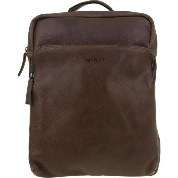 DSTRCT Raider Rugzak - 15,6 inch laptopvak - Rugtas - Sleutelhanger - Cognac DSTRCT Raider Rugzak - 15,6 inch laptopvak - Rugtas - Sleutelhanger - Cognac