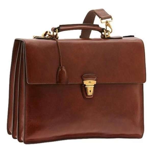 The Bridge Aktetas Today Business Leer - cognac