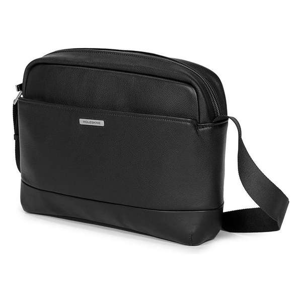 Moleskine Unisex Schoudertas Black Moleskine Unisex Schoudertas Black