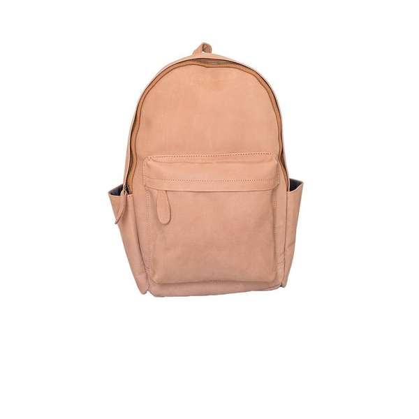 Mr. Daily – Leren rugtas - Leren rugzak– Backpack – Camel - Bruin Mr. Daily – Leren rugtas - Leren rugzak– Backpack – Camel - Bruin