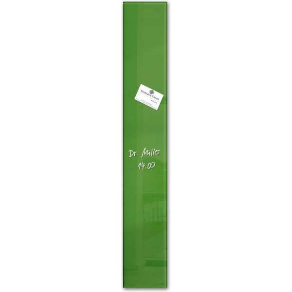 Glas/magneetbord Sigel Artverum 120x780x15mm groen