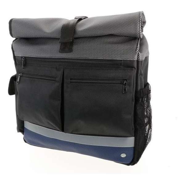 MoreThanHip Lago - ruime en waterafstotende 17 laptop rugtas - blauw MoreThanHip Lago - ruime en waterafstotende 17 laptop rugtas - blauw