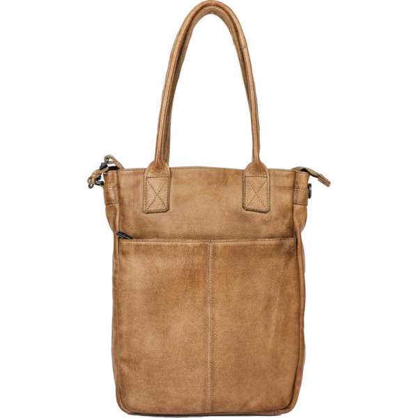 Bear Design Becky Leren Shopper - Taupe Bear Design Becky Leren Shopper - Taupe