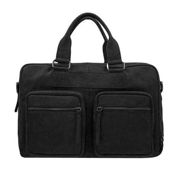 DSTRCT Wall Street Laptoptas - 15,4 inch - Zwart