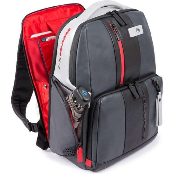 Piquadro Urban Fast Check PC Backpack 15.6'' Black/Grey Piquadro Urban Fast Check PC Backpack 15.6'' Black/Grey