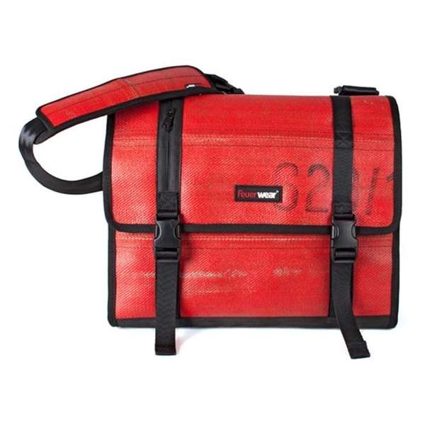 Feuerwear Messenger bag Gordon 15l - kleur rood