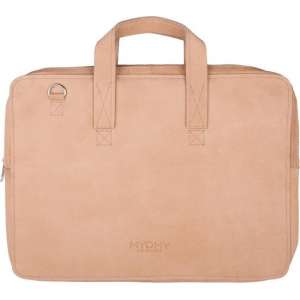 MYOMY My Paper Bag Dames Crossbodytas - 13 inch laptoptas - Beige