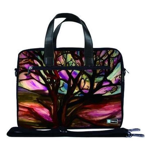 Laptoptas 15,6 / schoudertas kunst design - Sleevy - laptoptas - schooltas