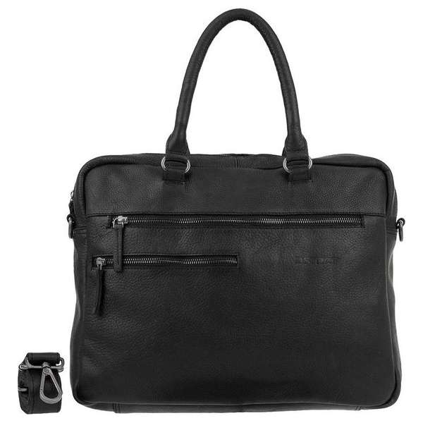 DSTRCT Raider Road Arizona Leren Laptoptas - 15,6 inch - Zwart DSTRCT Raider Road Arizona Leren Laptoptas - 15,6 inch - Zwart