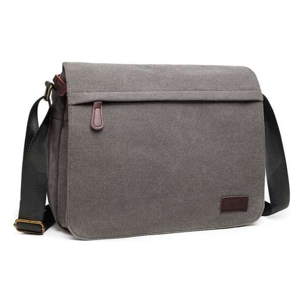 Miss Lulu Unisex Crossbodytas Grijs Miss Lulu Unisex Crossbodytas Grijs