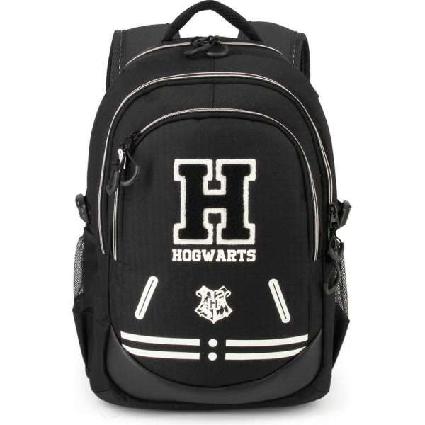 Warner Bros - Harry Potter Hogwarts - Rugzak - Zwart - Hoogte 44cm Warner Bros - Harry Potter Hogwarts - Rugzak - Zwart - Hoogte 44cm