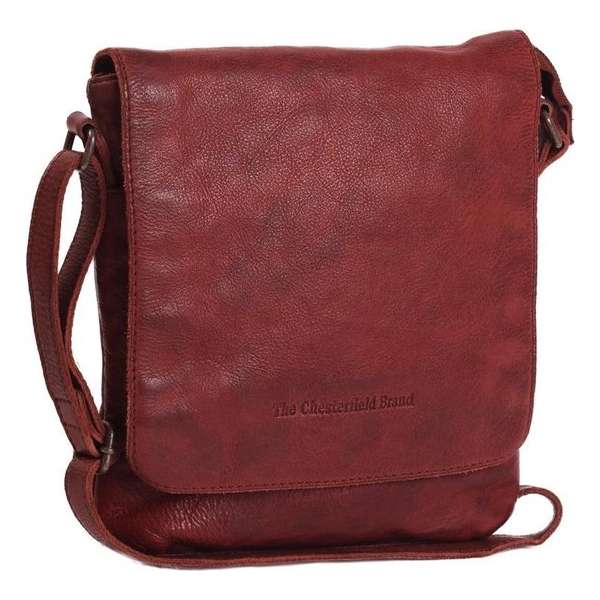 The Chesterfield Brand Heren Schoudertas Rood
