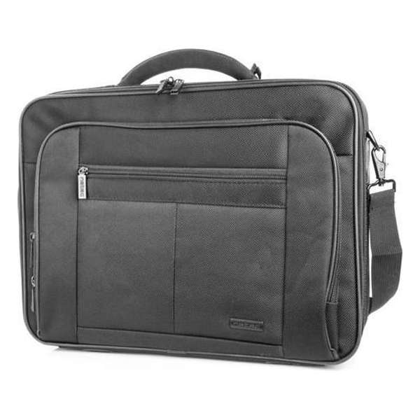 NATEC Boxer notebooktas 39,6 cm (15.6'') Aktetas Zwart