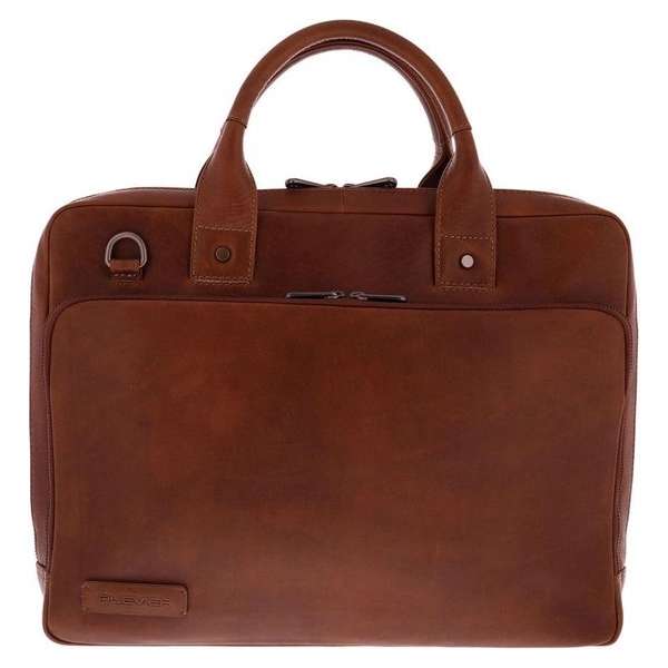 Plevier Transponder volnerf rundleer bruin notebooktas 39,6 cm (15.6'')